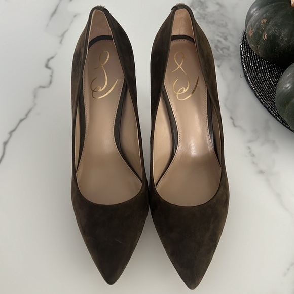 Sam Edelman Hazel army green heels - Picture 2 of 5